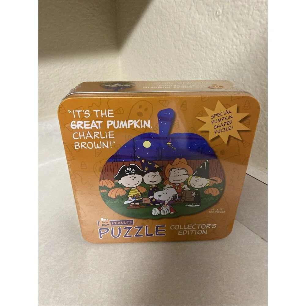 Peanuts It's The Great Pumpkin Charlie Brown 500 Piece Jig Puzzle Collector's